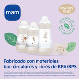 Coffret nouveau-né MAM, coffret cadeau, composé de : 2 x biberons anti-coliques 160 ml, 1 x biberon anti-coliques 260 ml, 1 x tétine Original Start, 1 x broche pour tétine, à partir de 0 mois, Neutro