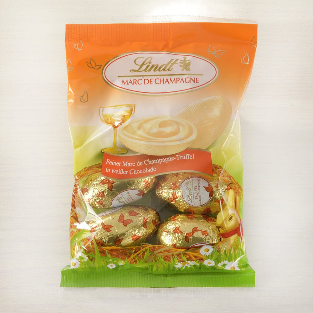 Oeufs Sélection Chocolat | 288g | 2 x œufs à crête et truffes au chocolat | 3x90g | Les plus belles truffes au Marc de Champagne au chocolat blanc | Chocolat de Pâques | Cadeau de chocolat