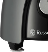 Robot culinaire Russell Hobbs [mélangeur/hachoir à légumes/mélangeur de table/hachoir/mélangeur] robot culinaire (pétrissage, mélange et tranchage), charbon de bois mat Naty Shop