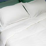 Fourche Nottetempo doudoune microfibre très chaude (2Cm) 120X80X2 Cm Bianco Couettes et couettes Naty Shop