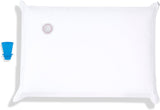 Mediflow The Original 5008 Coussin d'eau avec mousse Visco 50 x 70 cm, blanc, simple, 1 pièce (1 paquet) Naty Shop Oreillers standard