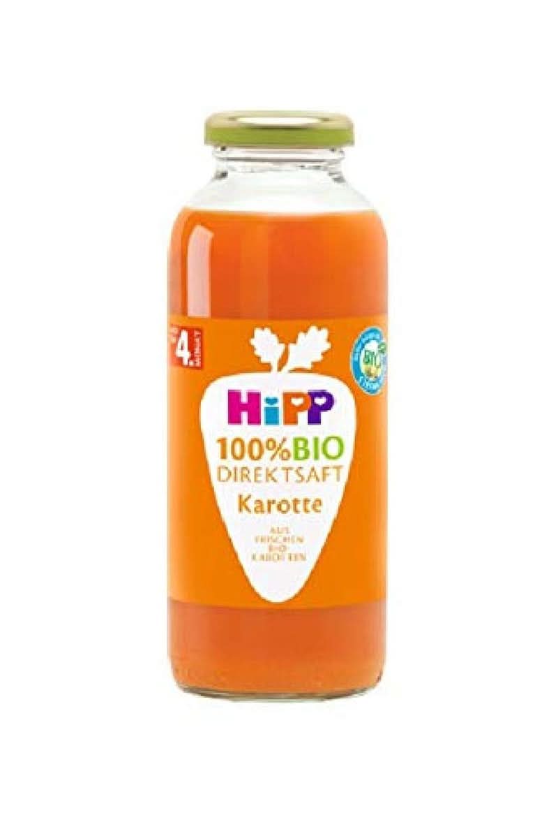 Jus Hipp 100% bio, multifruits à la carotte, pack de 6 (6 x 330 ml) Naty Shop 6 x 330 ml Carotte