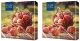 PAW - Serviettes 3 épaisseurs (33 X 33 cm) I 20 pièces I Parfaites pour les anniversaires, fêtes, rendez-vous I Décorations de table d'automne I Serviettes en papier colorées - Pétales jaunes de tournesol I Tournesol dansant