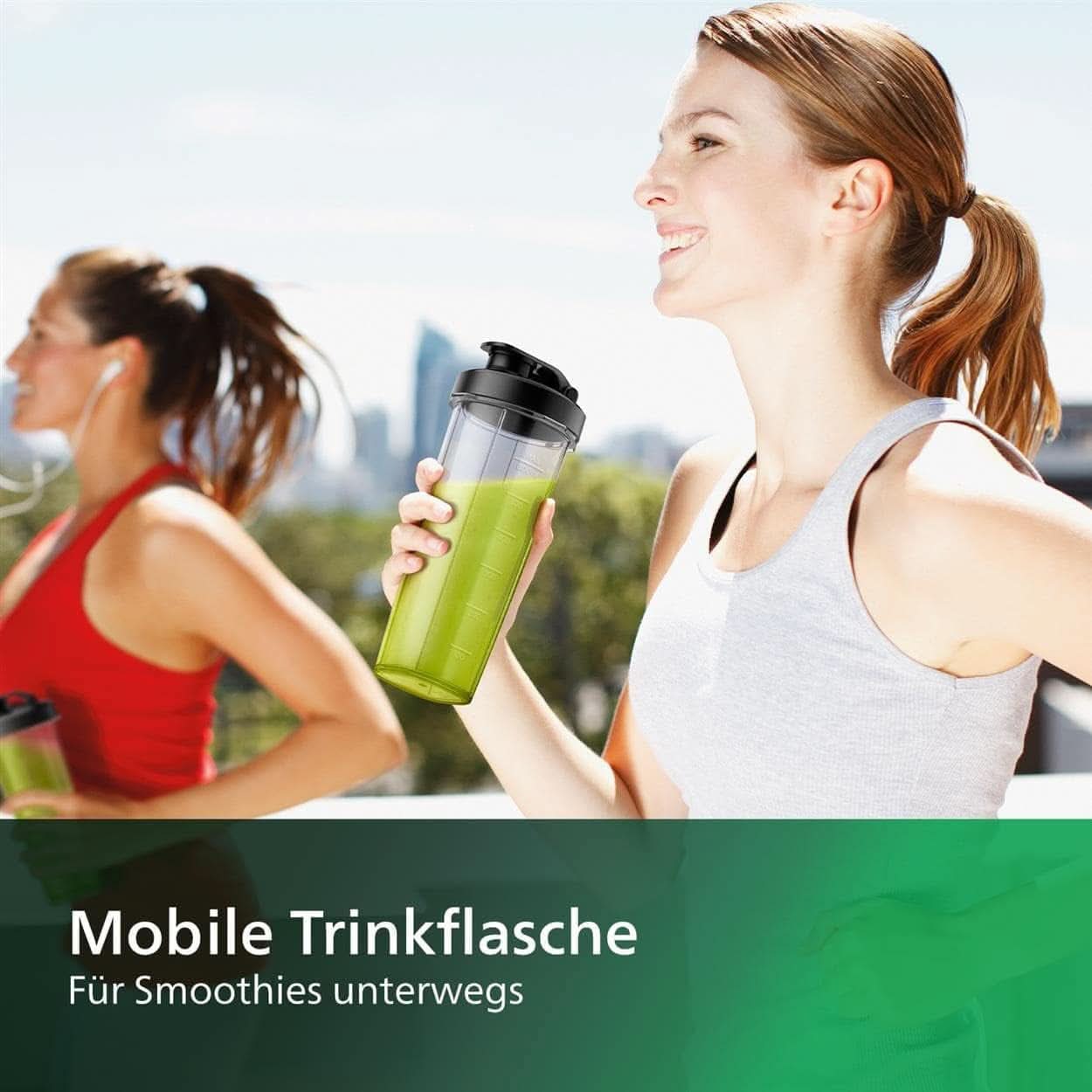 Philips Batteur sur socle et machine à smoothie – 600 W, 2 litres, application Homeid, 2 appareils de cuisson + fonction d'impulsion, Problend, fonction Ice-Crush (HR2291/41) Cuisine Naty Shop