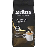 Café en grains Lavazza Espresso Italiano, 100% Arabica Espresso, équilibré et aromatique, paquet de 500 g