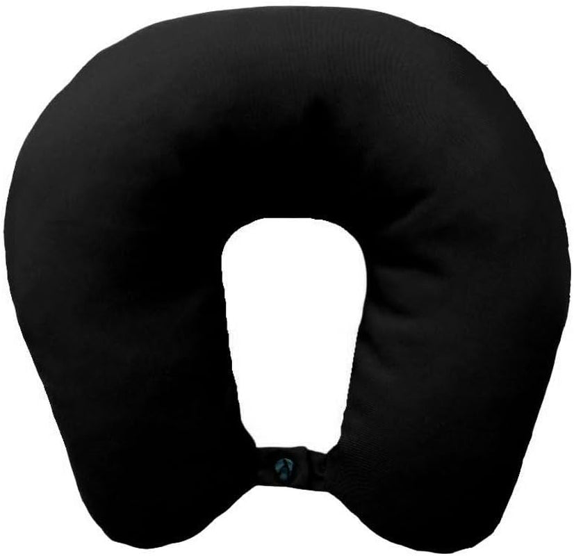 Lemos Home Oreiller cervical avec rembourrage en microfibre, oreiller de soutien du cou, oreiller de voyage confortable pour avion, voiture, bureau, idéal pour le camping, les vacances et les gadgets de voyage (vert menthe)