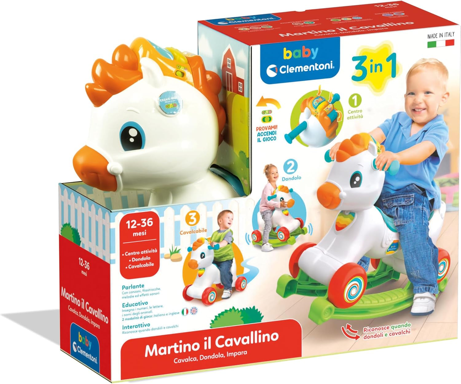 Clementoni - Premiers pas, Multicolore, 17854 Jucarii Bebe Naty Shop