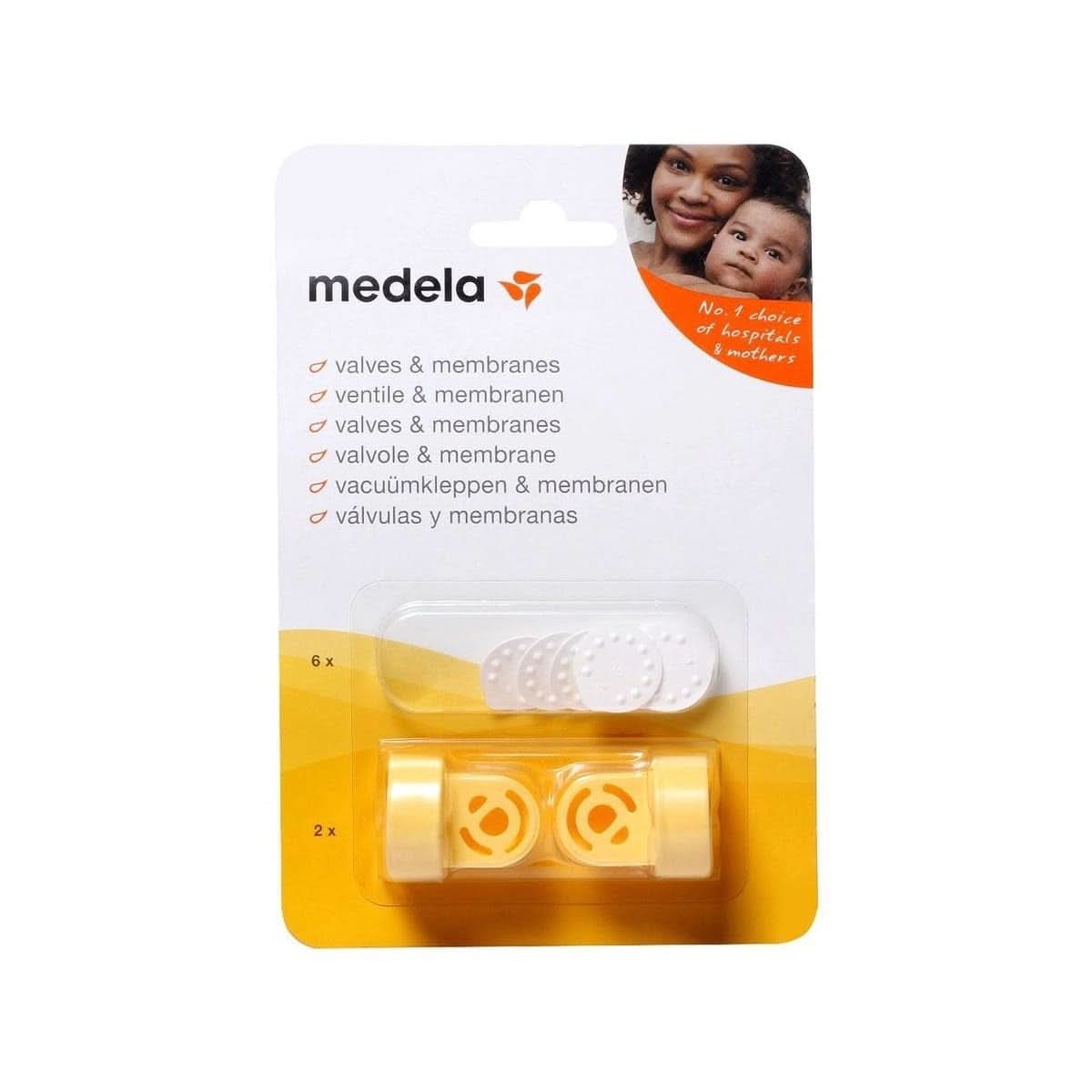 Medela 008.0293 Valves et tétines, multicolores Accessoires Alimentation et Allaitement Bebe Naty Shop