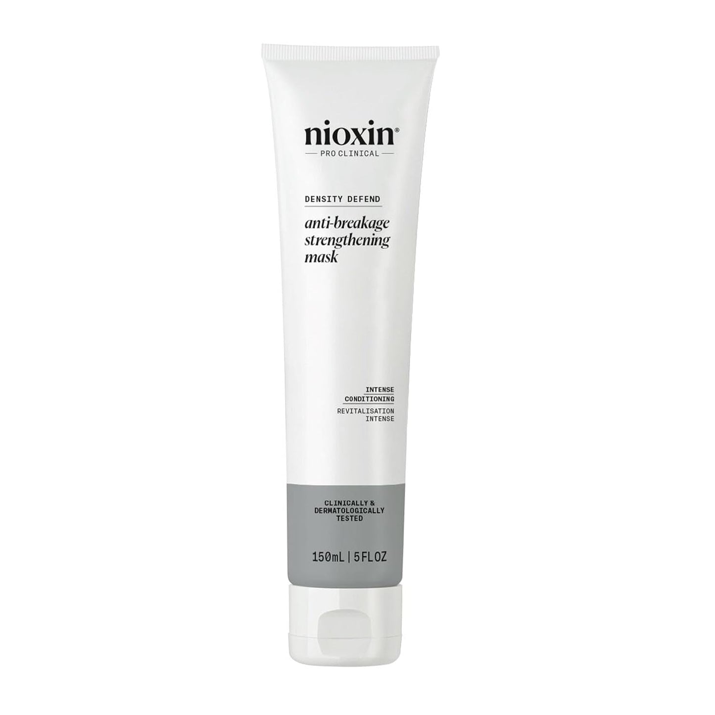 Nioxin Density Defend Anti-Breakage Strengthening Hair Mask - Masque capillaire hydratant contre la casse des cheveux, soin capillaire sans rinçage à la vitamine C Naty Shop Hair Mask 150 Ml (1 pack)
