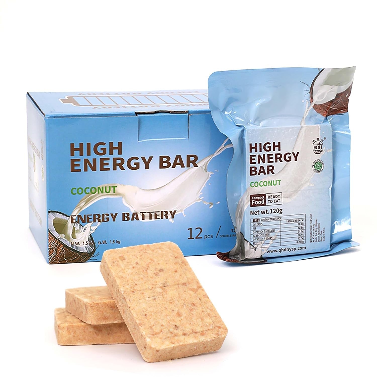 Barres d'urgence Tablettes de survie au goût de chocolat pour les activités de plein air Camping Urgence Blizzard Tremblement de terre Kit de préparation longue durée 12 pièces