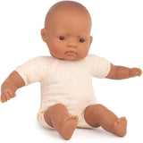 Poupées Miniland : poupée latino-américaine, 32 cm, corps en tissu doux, boîte cadeau