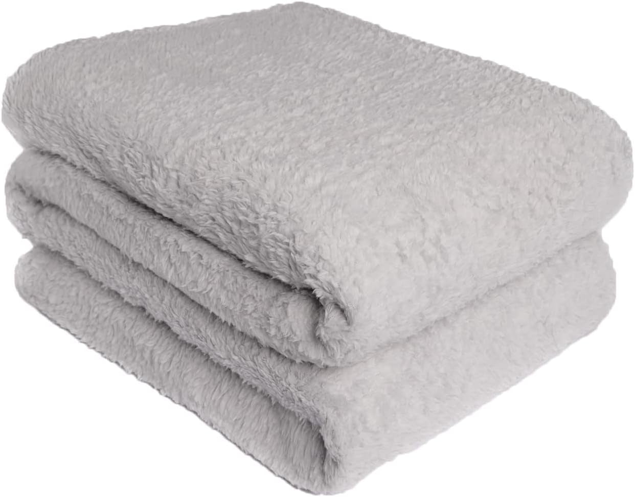 Brentford's Teddy Couverture polaire grande couverture de lit en peluche super douce et chaude pour canapé-lit noir - 150 x 200 cm Lits et couvertures Besuche den Brentfords-Store Gris argenté 125 x 150 cm