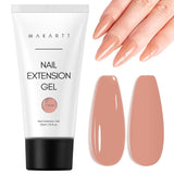 Makartt Poly Nail Extension Gel - Gel d'extension acrylique, Gel de renforcement des ongles, Décoration des ongles, 50 ml (Violet)