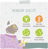 MjAMjAM - Nourriture humide premium pour chats - Senior - poulet juteux, pack de 6 (6 x 400g), sans céréales