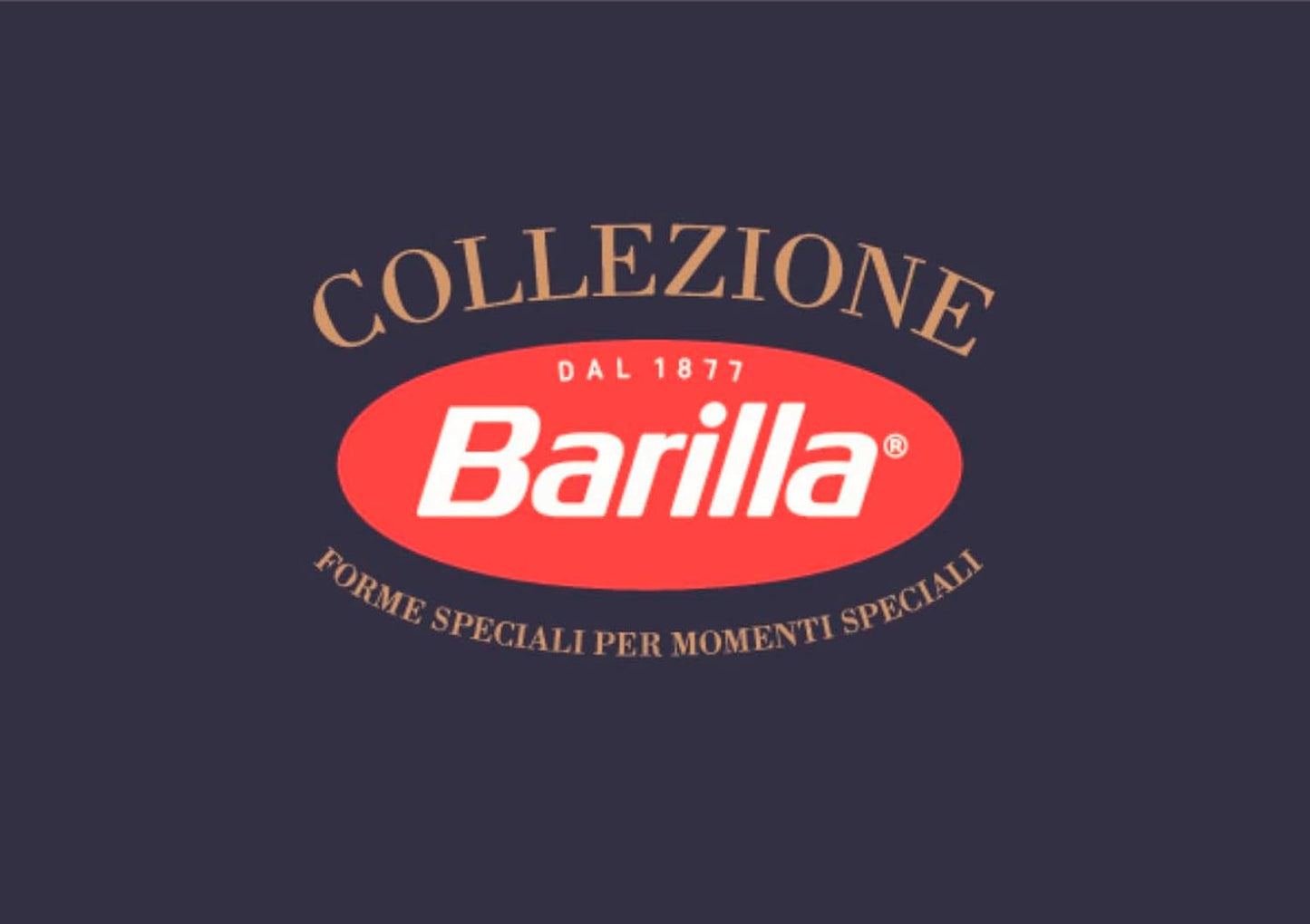 Pasta Barilla Collezione Fusilli Morceaux Courts, (1 x 500 g)