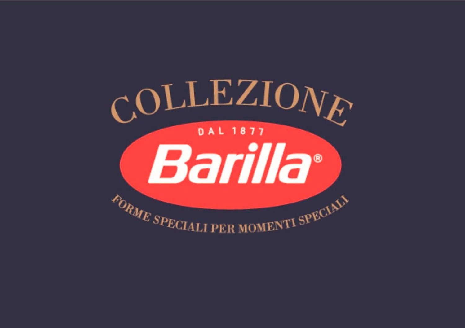 Pasta Barilla Collezione Fusilli Morceaux Courts, (1 x 500 g)