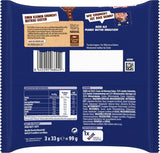 Nestlé CRUNCH Milk Bar, barre de chocolat croquante au chocolat au lait et céréales, 1 paquet (3 x 33g)