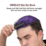 Teinte de cheveux violette 4,23 oz, coloration temporaire avec pinceaux, cire de coiffure pour hommes et femmes, crème capillaire instantanée, pommade de coiffure naturelle, bricolage cosplay Halloween, cire pour cheveux, teinture capillaire Naty Shop