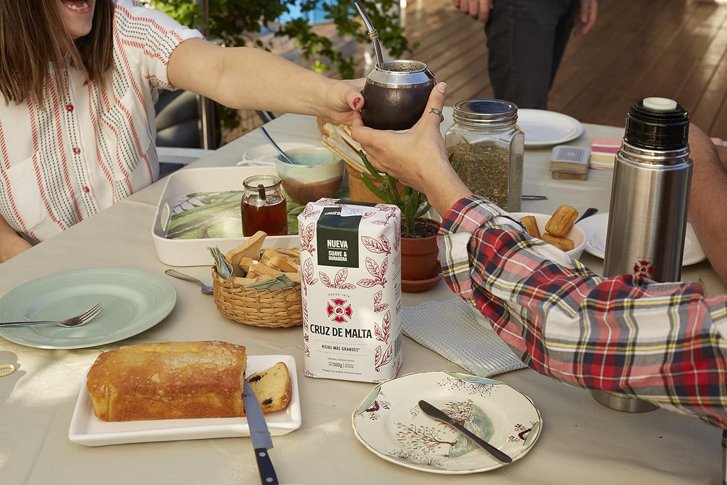 Thé maté argentin avec morceaux de tiges, 1 kg.