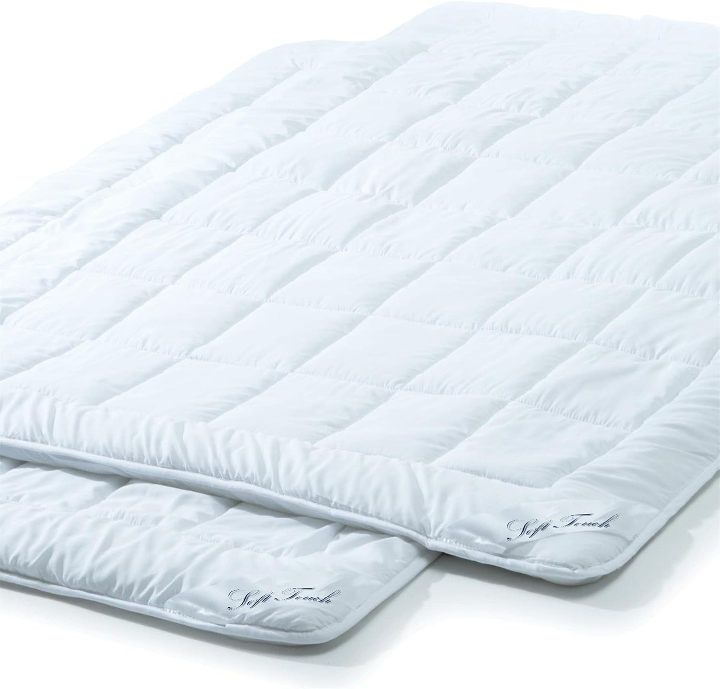 Aqua-Textil Soft Touch Parure enfant Couette 100 X 135 Cm 250G et 350G avec oreiller 40 X 60 Cm 150G Couette 4 saisons Climatisée Oeko-Tex Couettes et couettes Naty Shop 2X 135X200 Cm été