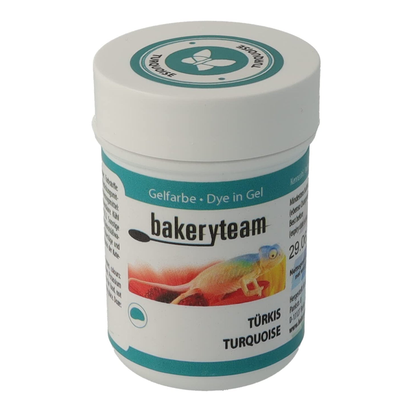 Gel colorant alimentaire Bakeryteam pour glaçage, jaune clair, 35 g