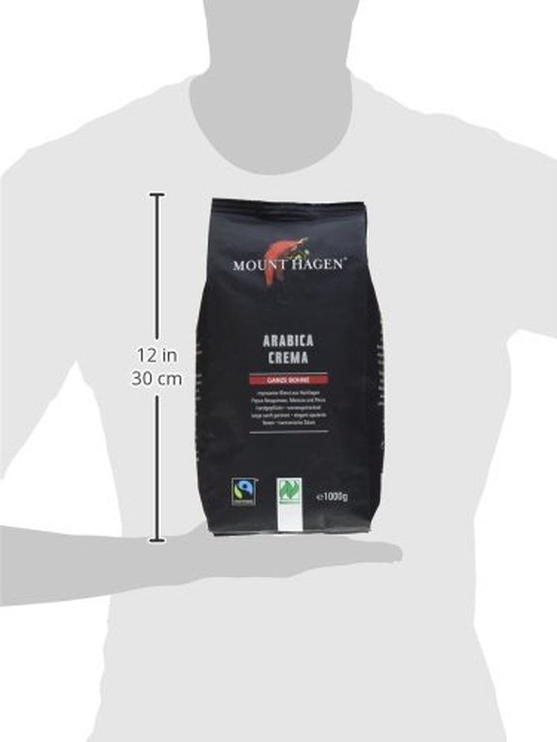 Bio FT Naturland Röstkaffee Arabica Cream, 1kg Ganze Bohne