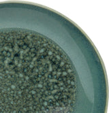 Creatable, série Caldera, service de table en grès allant au lave-vaisselle et au micro-ondes, fabrication de qualité (ensemble combiné vert 8 pièces)