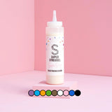 Super Drip Black Cake Glaze Cake Fondant Chocolat 300 grammes Glaçages et Décor Naty Shop Blanc