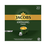 Jacobs Kaffeekapseln Krönung Crema, 10er Pack, 10 x 20 Getränke, 1040 g & Kaffeekapseln Lungo Decaffeinato- Intensität 6-200 Nespresso compatible Kapseln, 10er Pack, 10 x 20 Getränke