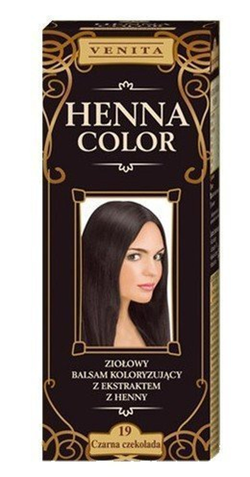 Henna Color 111 Après-shampooing naturel pour cheveux blonds, effet de coloration naturelle, henné Eco, teinture capillaire, Naty Shop noir, 75 ml (1 paquet)