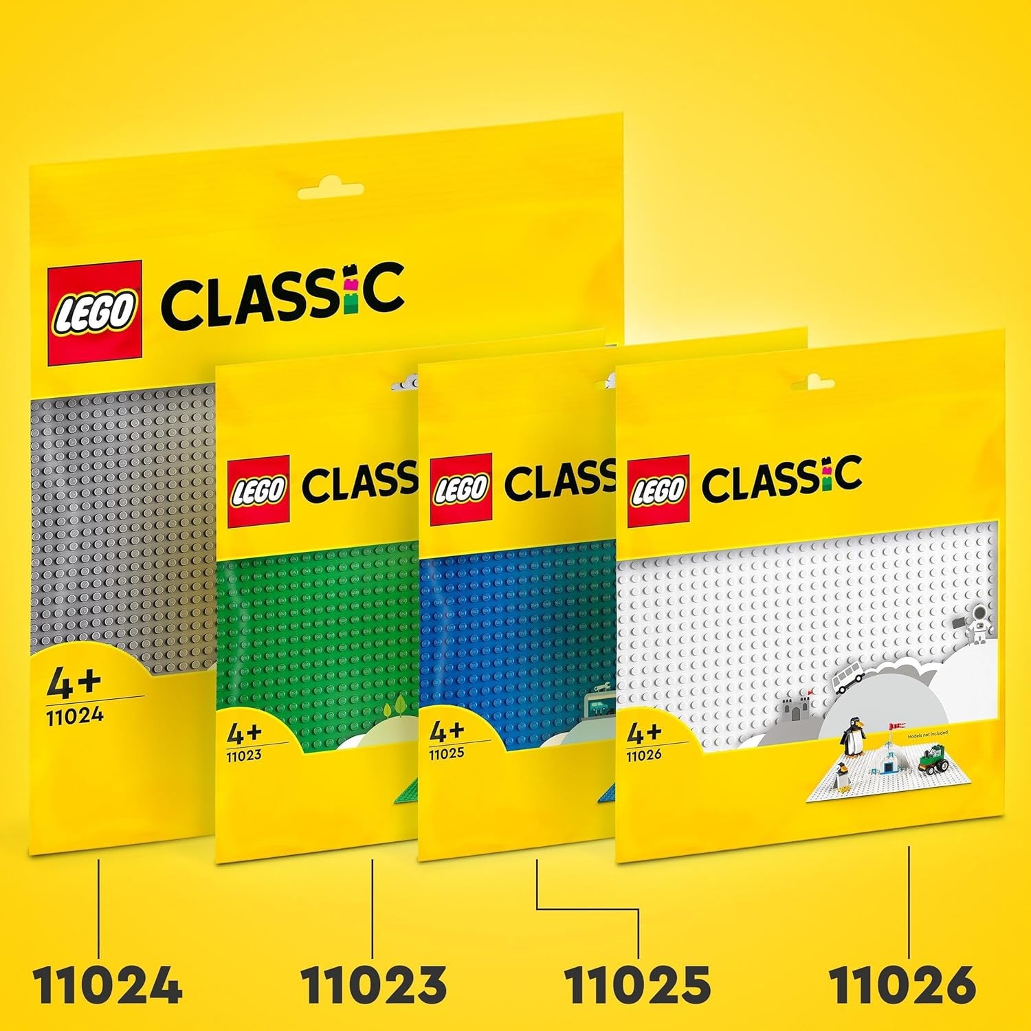 LEGO 11023 Plaque de construction classique verte, plaque de base carrée avec évidements 32X32 comme base pour la construction et d'autres ensembles LEGO Jeux de construction Besuche den LEGO-Store