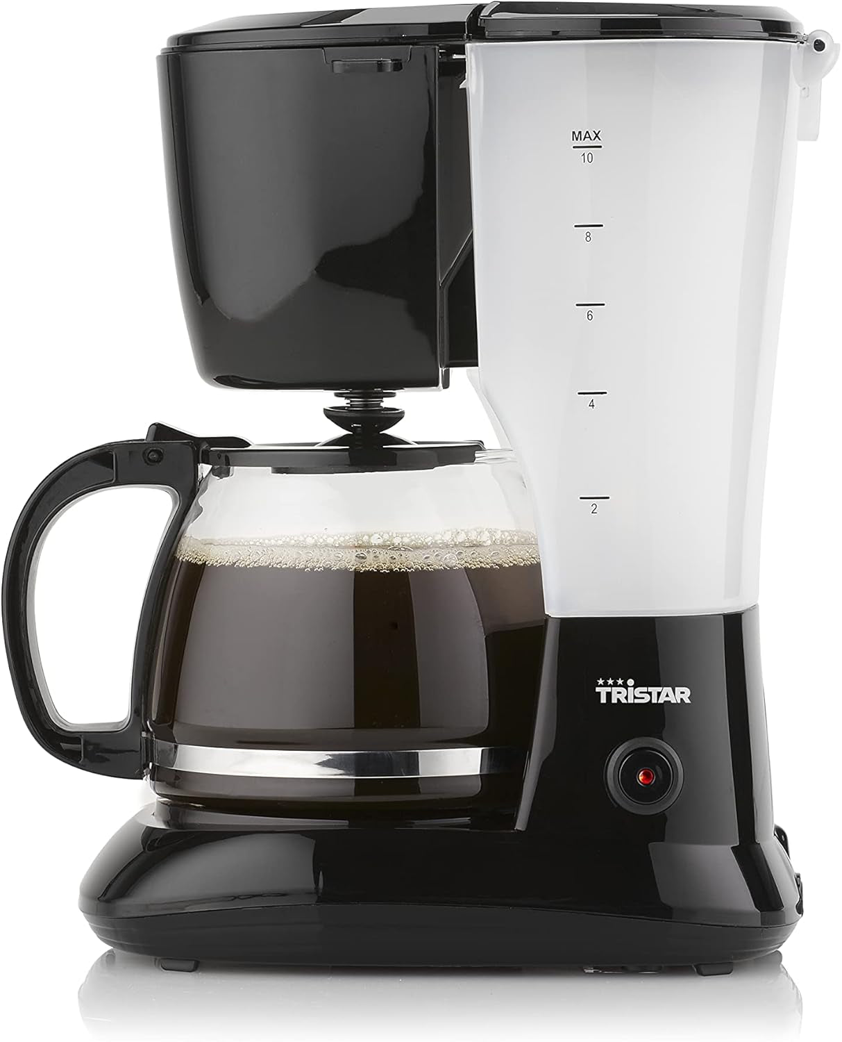 Cafetière Tristar 1,25 L – Pour 10 à 12 tasses, convient également pour le camping, CM-1245, Noir
