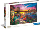 Clementoni - 33552 Collection - Manhattan Balcony Sunset Puzzle 3000 pièces pour adultes et enfants de 10 ans Jeu d'adresse pour toute la famille Puzzle Naty Shop Titre par défaut
