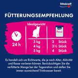 Vitakraft Poésie Délice, Junior, Nourriture humide pour chats, Nourriture humide en sauce, à la dinde, Multipack, pour jeunes chats, Sans sucre ni céréales ajoutés (23 x 85g)
