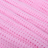 Family Bedding Couverture cellulaire rose pour lit double, coton, grand couvre-lit, réversible, légère, thermique, douce, couverture cellulaire traditionnelle, 230 x 230 cm Couettes et couettes Naty Shop