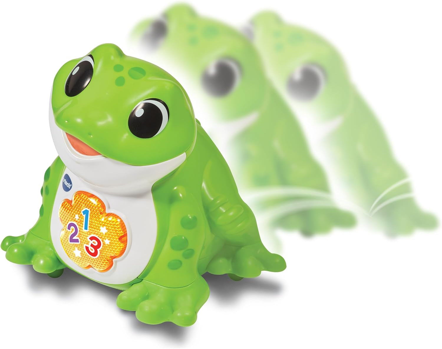Vtech Baby Jumping Frog - Grenouille sauteuse parlante avec 3 chansons et 12 chansons - Pour les enfants de 12 à 36 mois Jouets pour bébés Naty Shop