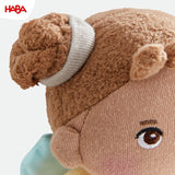 HABA Ange Gardien Holly - Poupée en tissu doux (15 cm), cadeau de bienvenue parfait pour les bébés et les jeunes enfants - Lavable à 30 °C - 2011871001