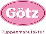 Götz 2027100 Maxy Muffin Fashionisto Doll - Poupée bébé 42 cm avec yeux marron endormis, cheveux bruns et corps doux - Poupée au corps doux en lot de 8