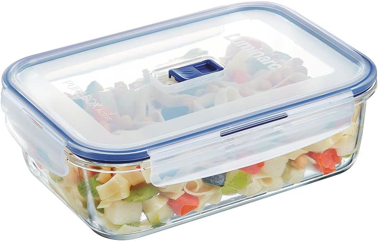 Conteneurs hermétiques rectangulaires Pure Box Active - 197cl Bicolore Boîtes de conservation alimentaire Naty Shop