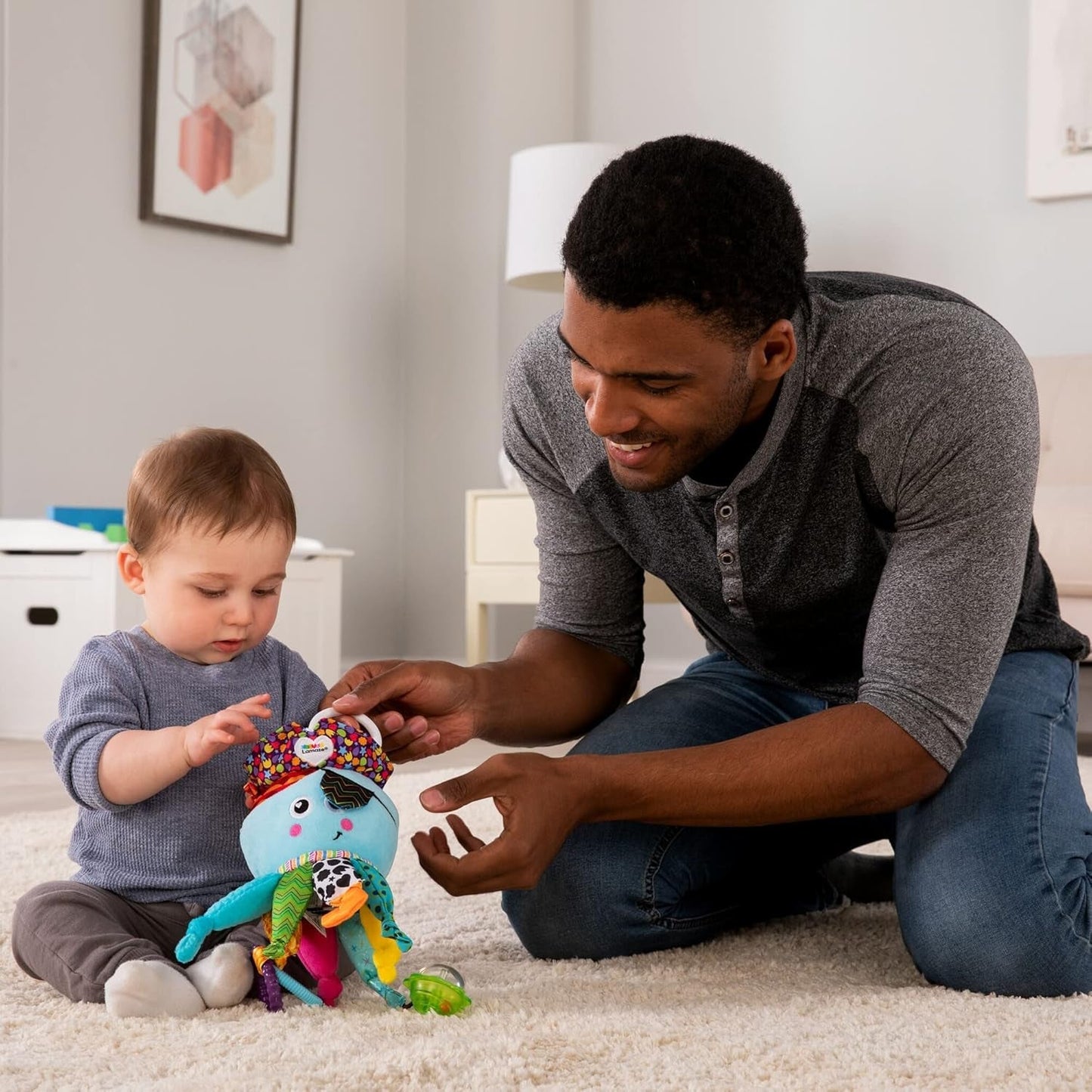 Jouet Lamaze pour bébés Captain Calamari la pieuvre pirate Clip & Go - jouet de haute qualité pour les tout-petits - à partir de 0 mois & Freddie la luciole Clip & Go - jouet de haute qualité pour les tout-petits Jouets Bebe Naty Shop