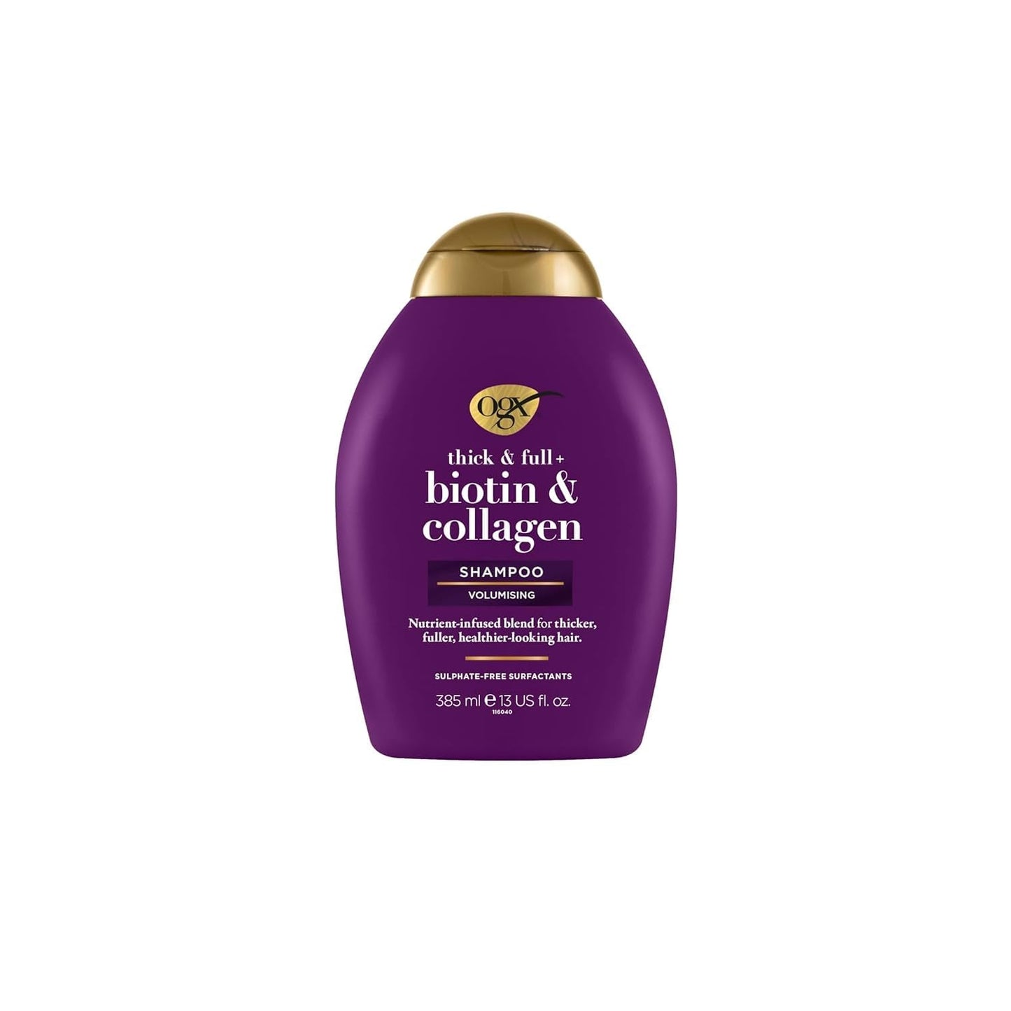 OGX Biotin & Collagen Shampoo (385 Ml), Shampooing fortifiant pour cheveux fins et fins Douche et bain OGX 385 ml