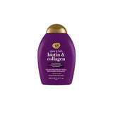 OGX Biotin & Collagen Shampoo (385 Ml), Shampooing fortifiant pour cheveux fins et fins Douche et bain OGX 385 ml