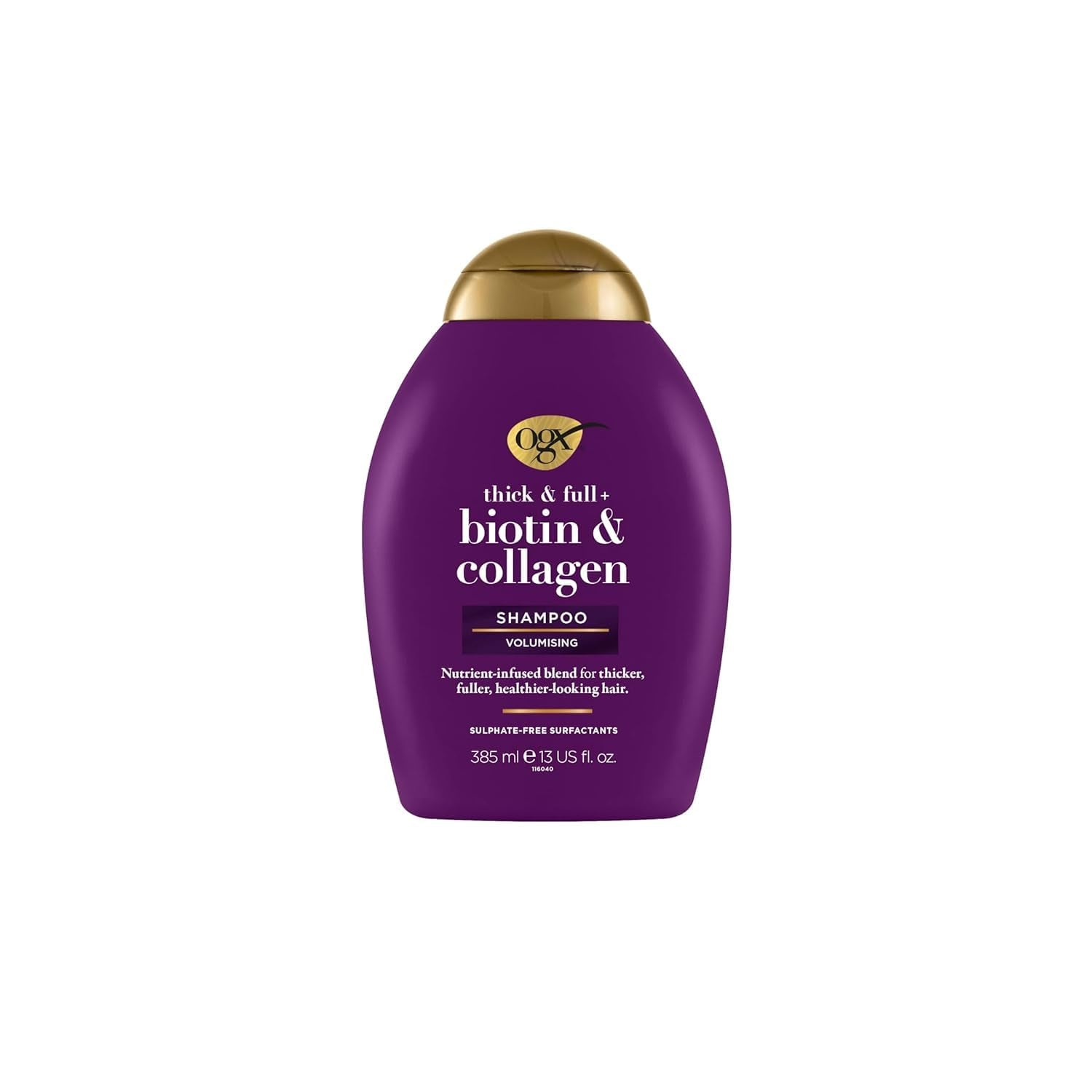 OGX Biotin & Collagen Shampoo (385 Ml), Shampooing fortifiant pour cheveux fins et fins Douche et bain OGX 385 ml