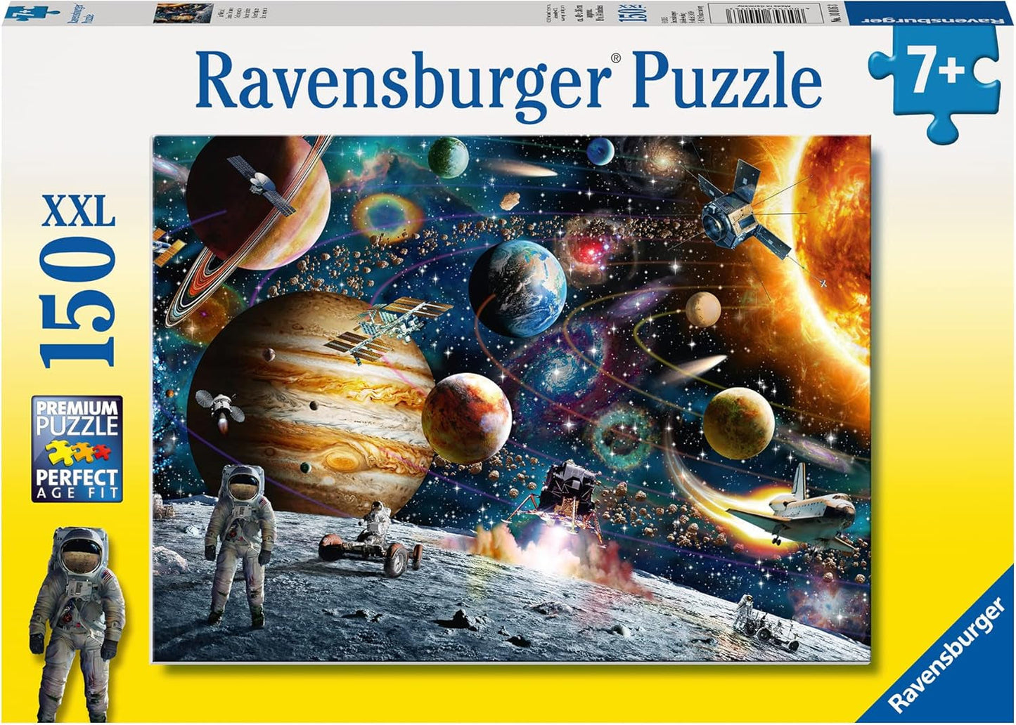 Puzzle Ravensburger pour enfants - 10016 Dans l'espace - Puzzle spatial pour enfants à partir de 7 ans de 150 pièces au format XXL Puzzle Naty Shop Dans l'espace