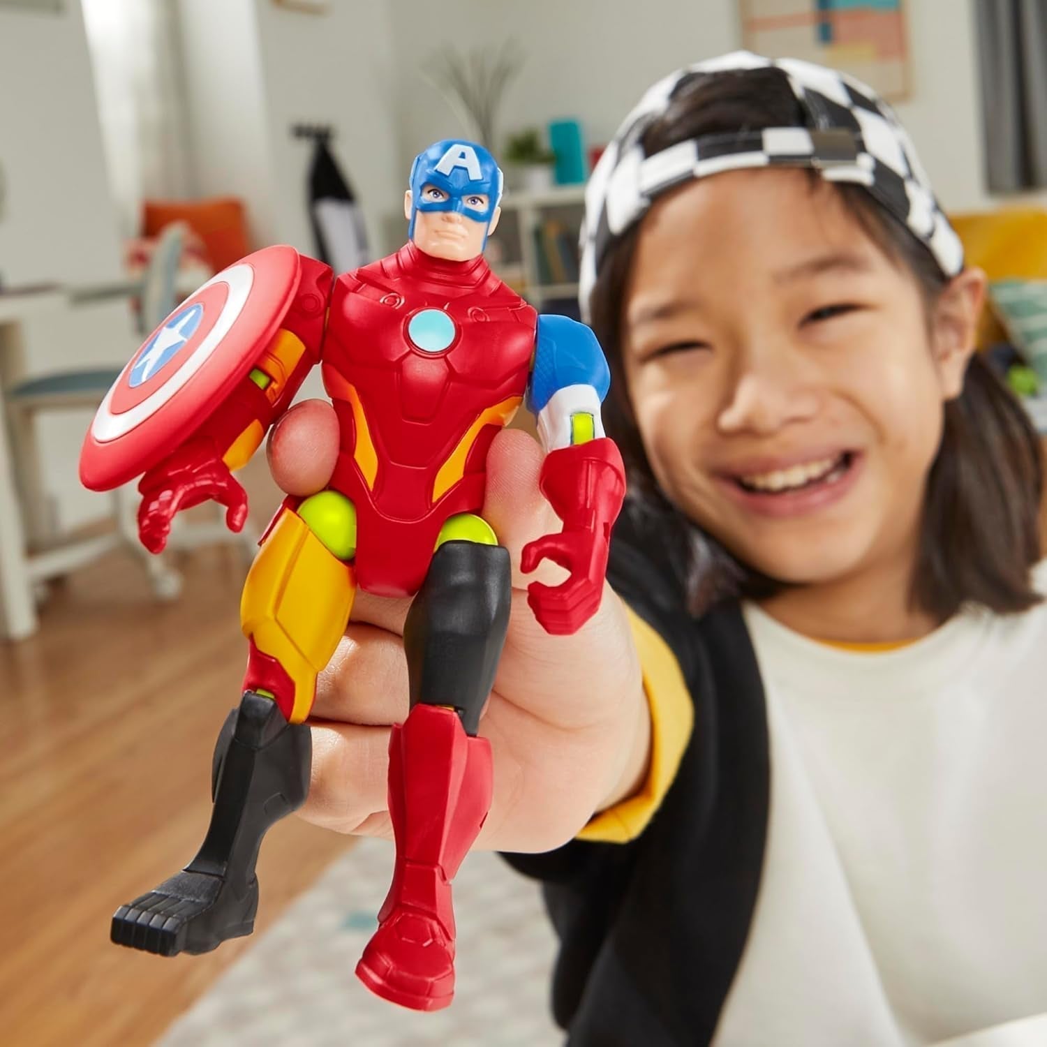Mixmashers Marvel Captain America Avengers Mix-And-Match Action Figure & Accessoires Figurines Naty Shop