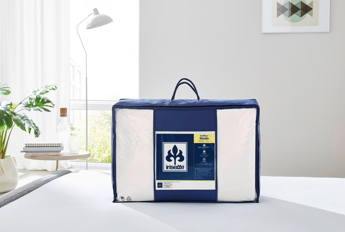 Couette Irisette camel - Fabriquée en Allemagne - Mono, couette toutes saisons, couette poil de chameau pour la transition, 155 X 220 Cm, certifiée Oeko-Tex Quilts et quilts Naty Shop