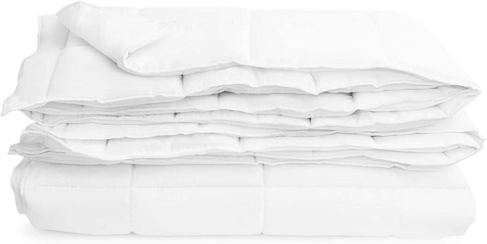 Couette 135X200 Cm Couette toutes saisons Oekotex 100 microfibre lavable Couette blanche Couettes et couettes Naty Shop