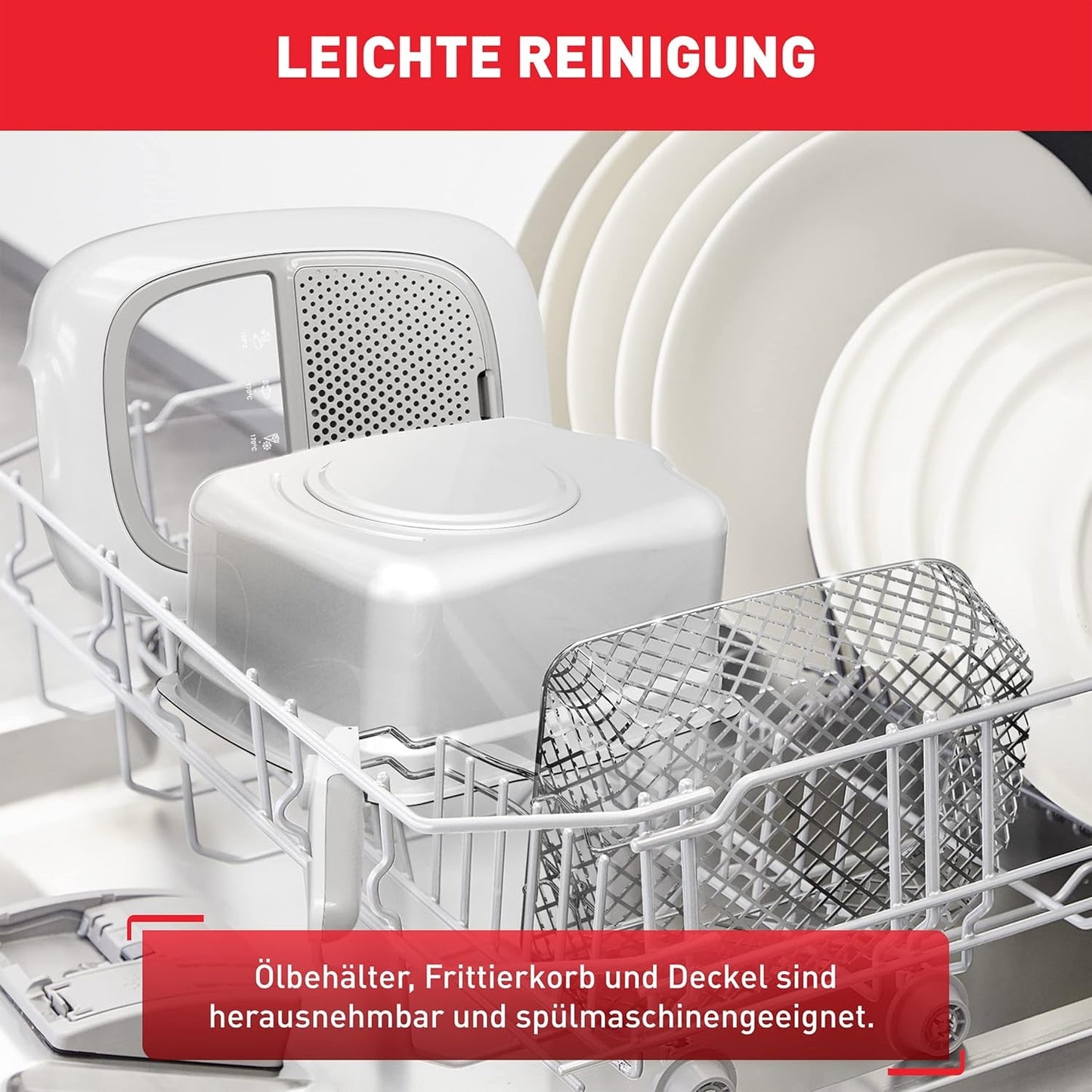 Friteuse Tefal Super Uno Access, capacité 2,2 L, pièces lavables au lave-vaisselle, filtre à odeurs Electroménager Naty Shop