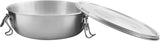 Tatonka Bol Alimentaire - Récipient Alimentaire / Bol en Acier Inoxydable - Avec Couvercle, Clips de Fixation et Échelle de Volume - Volume 0,5L / 0,75L / 1L Boîtes de Conservation des Aliments Naty Shop 1,0 Litre