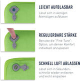 Sea to Summit - Oreiller de voyage Eros Down L - Ultraléger et gonflable - Matériau 10D - Oreiller en duvet de qualité supérieure - Antidérapant - Pour la randonnée et le camping - 42 X 28 X 12 cm - Gris - 95 G Naty Shop Oreillers de voyage